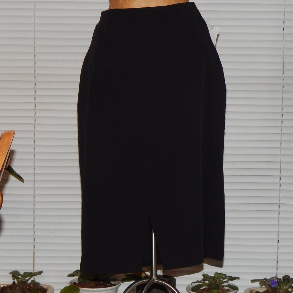 NWT $238 Black MAGASCHONI Skirt M 12  SAVE 93%